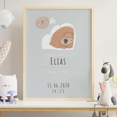 Sleeping Buddy Birth Poster Gives 20 Meals